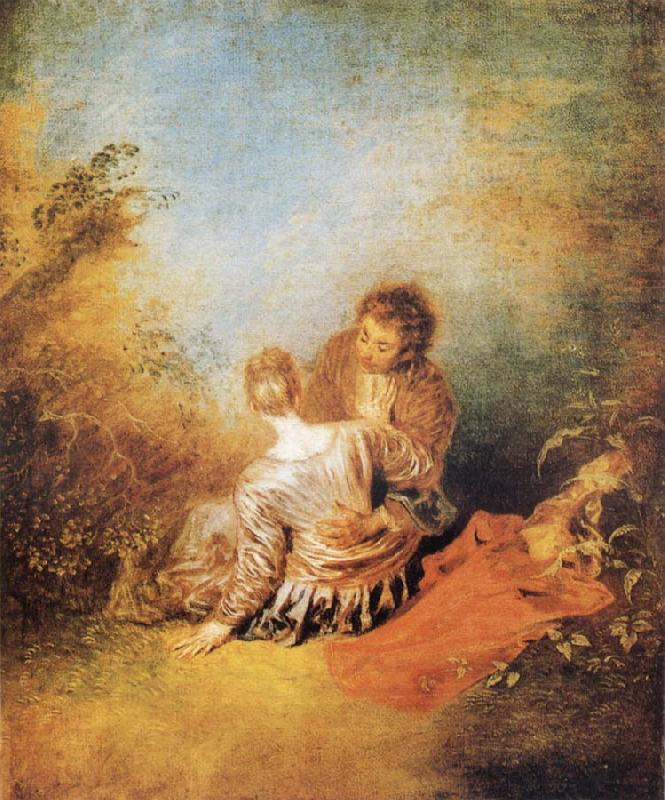 Jean-Antoine Watteau The Indiscretion China oil painting art